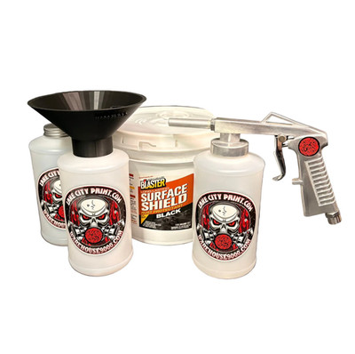 PB Blaster Surface Shield Black Standard Undercoating Gun & Threaded Funnel Kit