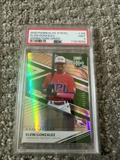2020 Panini Elite Extra Edition  Elvin Gonzalez #188 Aspirations Green /499 (RC)