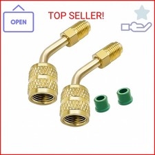 HZMM R410a Adapter for Mini Split System, 5/16 Inch SAE Female Quick Couplers to