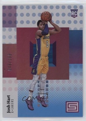 2017-18 Panini Status Rookies Blue 48/199 Josh Hart #137 Rookie RC 1gx0