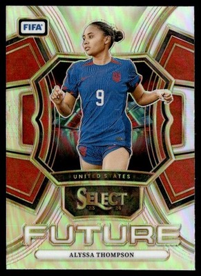 2023 Panini Select FIFA Future Silver Alyssa Thompson #24 L