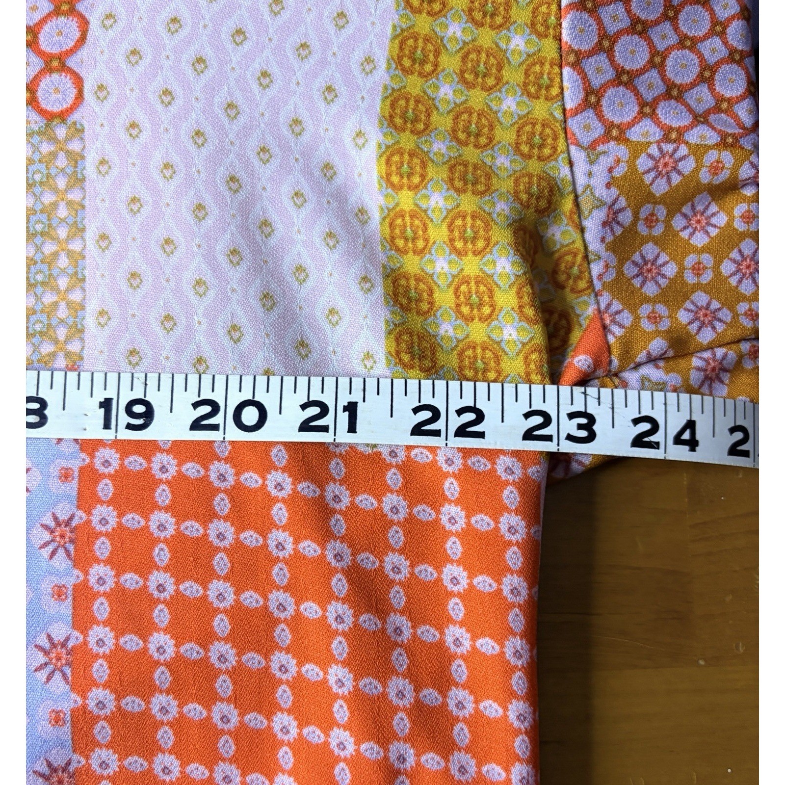 Willow + Root Boho Patchwork Button Blouse Women … - image 6