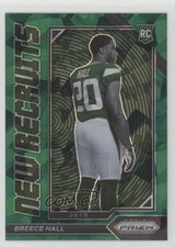 2022 Panini Prizm New Recruits Green Ice Prizm Breece Hall #NR-10 1by6