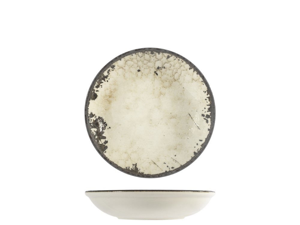 6 Dallas Deep Plates In Durable Porcelain With Reinforced Edge, Diameter 20 Cm