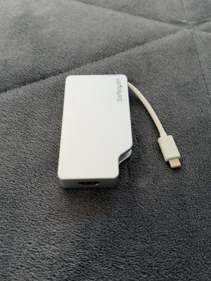 Startech Aluminum Travel A/v Adapter: 4-in-1 Usb-c To Vga (cdpvgdvhdmdp)