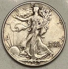 1942-P Walking Liberty Half Dollar 90% Silver US Coin Collectible