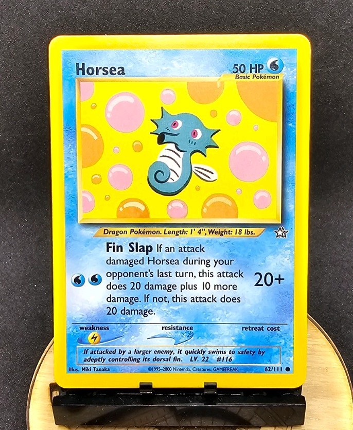 Pokemon Neo Genesis Common Horsea 62/111 - Near Mint (NM)