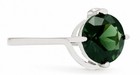 GENUINE 3.90 Cts TSAVORITE SOLITAIRE RING SOLID 10k WHITE GOLD - Free Appraisal — photo 4
