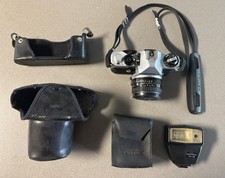 Vintage Pentax ME Super 35mm Camera Lens UNTESTED Parts or Repair