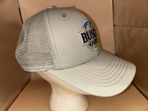 BUSCH LIGHT Kevin Harvick #4 Stewart Haas NASCAR Mesh Trucker Baseball Hat Cap - Picture 10 of 15