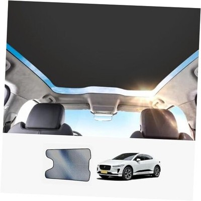 Foldable Roof Sunshade Compatible for Jaguar I-PACE for I-PACE black