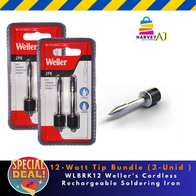 Weller 12-Watt Tip Bundle (2-Pak )WLTSETLIBA12 Weller's Cordless Rechargeable