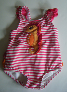 E"UC Gymboree Girls One-pc. Bathing Suit Size 18-24 mos.