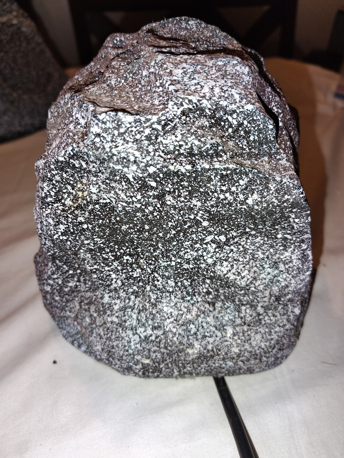 Theater Solutions Outdoor Granite Rock 2 Speaker Set Yard Spa 7 1/2" Tall