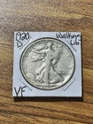 1920 D Walking Liberty Half Dollar Nice VF Very Fine Coin (Raw15838)