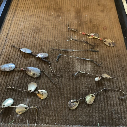 Vintage Old Spinner Bait Lot Trout Lures 