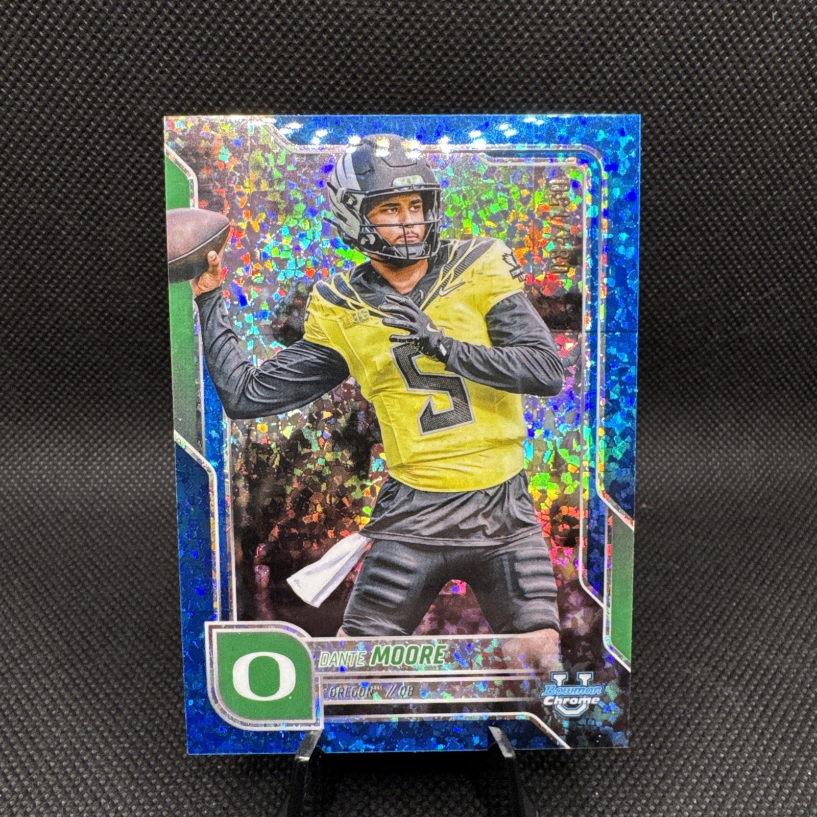 2025 Bowman U Chrome Blue Mini Diamond Refractor #137 Dante Moore 84/150