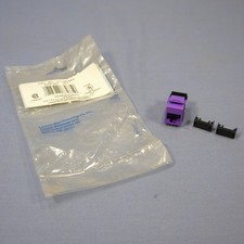 Leviton Purple Cat 3 Data Phone Quickport Jack Cat3 RJ45 Telephone 41108-RP3