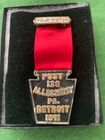 1891 GAR 25th Encampment Detroit Mi. Dept.of PA Post  128 Glass medal