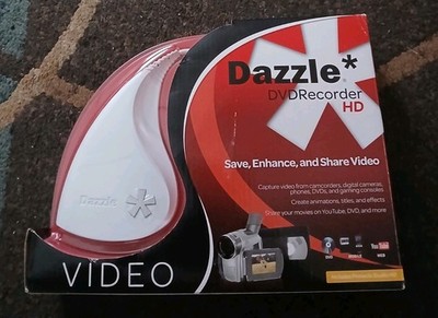 Dazzle DVD Recorder-HD VHS to DVD Converter-Enhance-Share-Save Video to Computer
