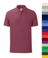 Fruit of the Loom Herren Poloshirt Iconic Bau...