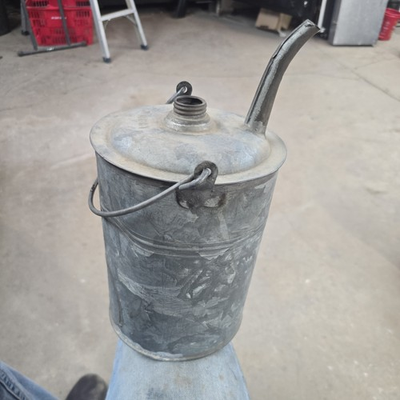 #ad #ad Antique Great Northern Railroad Galvanized Can with thin spout NICE $65.00