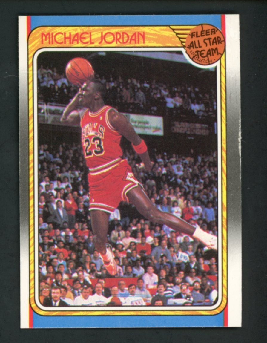 Michael Jordan HOF 1988 Fleer All-Star #120 EX