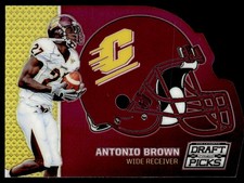 2016 Panini Prizm Collegiate Draft Picks Helmet Die Cut Antonio Brown #7