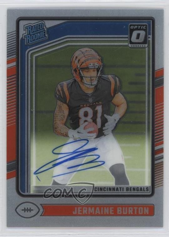 2024 Panini Donruss Optic Rated 102/325 Jermaine Burton #251 Rookie Auto RC 15j7