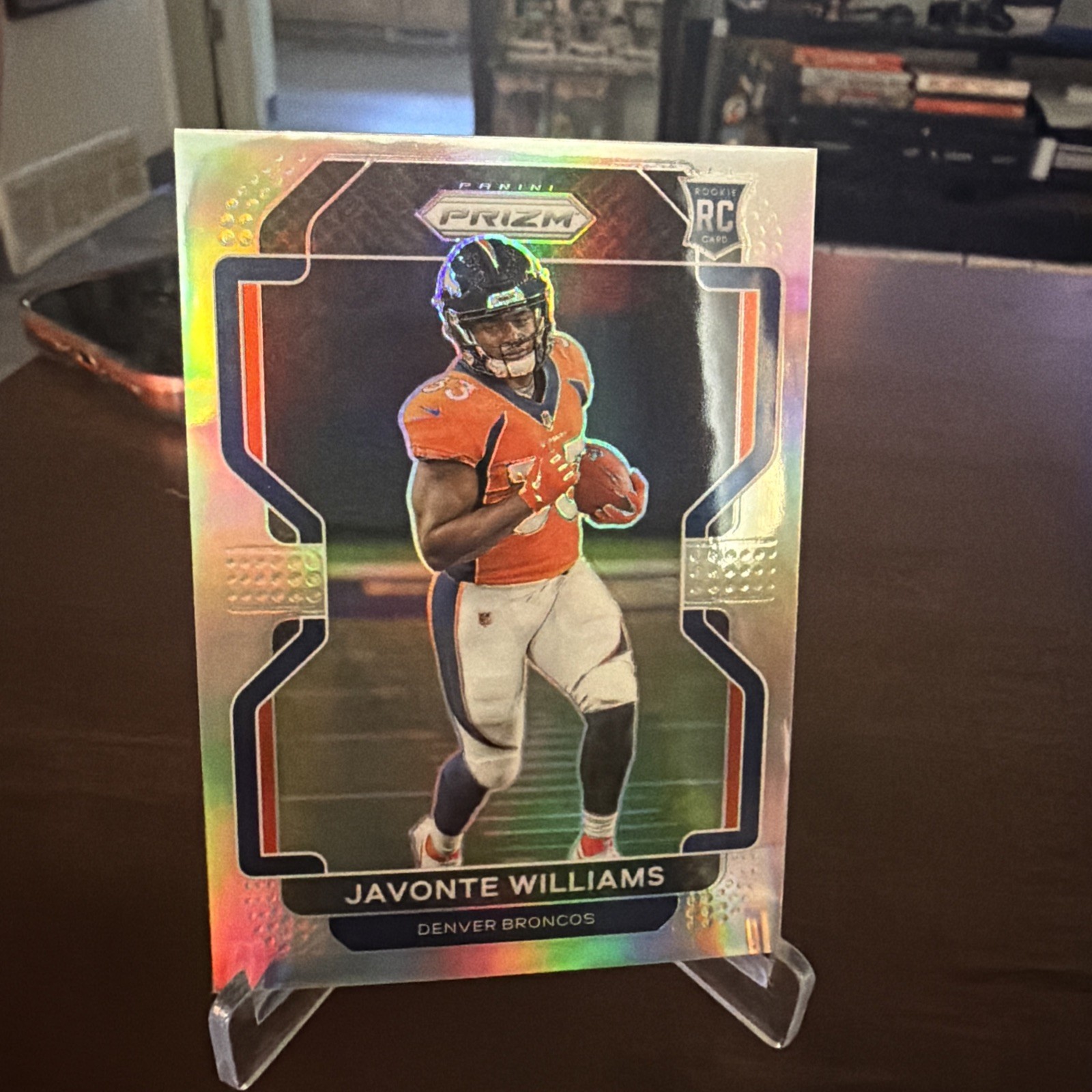 2021 Panini Prizm Javonte Williams Denver Broncos Rookie #345  Prizm NFL ROOKIE