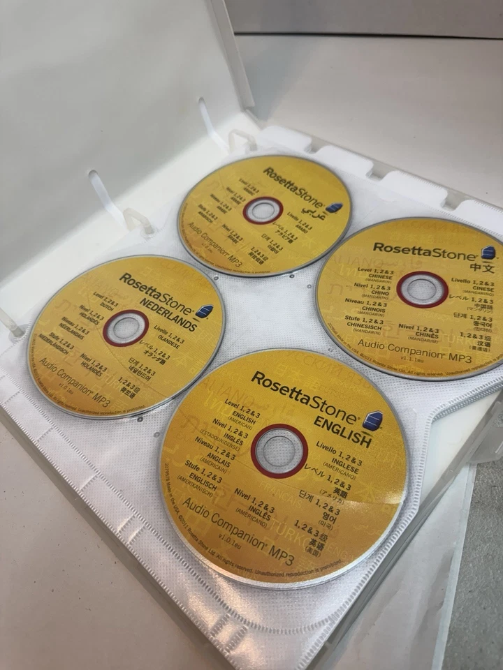 Rosetta Stone Version 3 ALL LANGUAGES English Spanish German Italian 38 CDs - Image 2 of 4