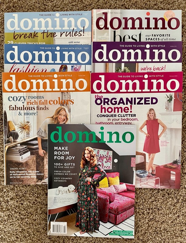 DOMINO MAGAZINE - Lot Of 7 - 2006-2018- VGC