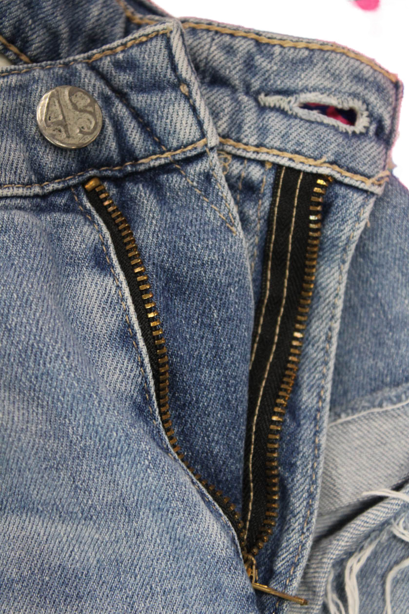 AG Adriano Goldschmied Womens Cotton Hailey Roll-Up Denim Shorts Blue Size 29 thumbnail 4