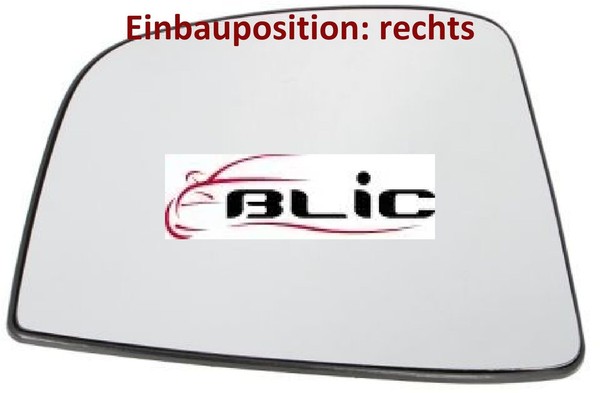 Blic 6102-02-1233944P Spiegelglas FüR AußEnspiegel Rechts FüR Fiat FüR Opel-image
