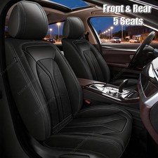 For Kia Soul 2010-2025 Faux Leather Car 5-seat Covers Front Rear Cover For Kia Soul 2010-2025 Faux Leather Car 5-seat Covers Front Rear Cover