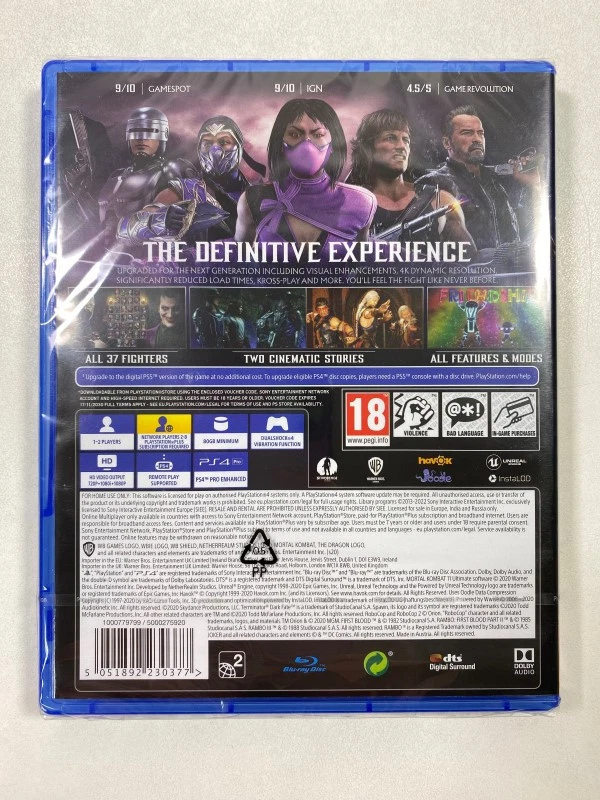 MORTAL KOMBAT 11 ULTIMATE EDITION PS4 UK NEW (EN/FR/ES/DE/IT) - Photo 2/4