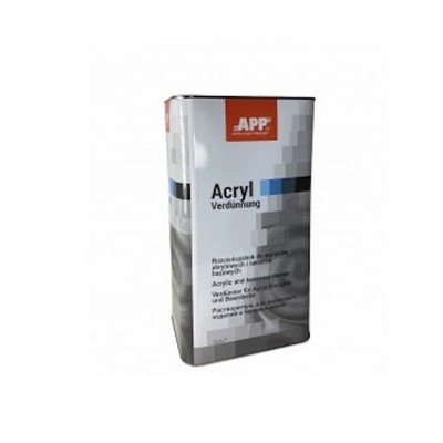 5L Acryl Verdünner Nitro Schnellverdampfung Karosserie Autolack APP