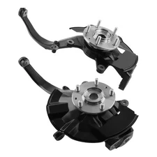 Pair Front Steering Knuckle & Wheel Hub Bearing for Ford Fusion MKZ Zephyr Milan