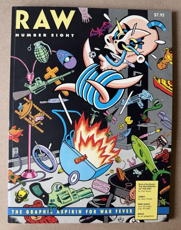 RAW Magazine #8 1986 Art Spiegelman Maus Chapter 7 Mauschwitz Insert Gary Panter