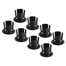 8Pcs 3 Inch Shrink Wrap Handle for 50mm Core, Black