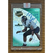 1997 TONY GONZALEZ RC Auto Playoff Absolute Beginnings 2/19 Sealed