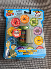 Soporte de disco Wild Kratts Chris Creature Power con 20 discos. Por favor lea