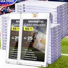 25 Pack Magnetic Card Holder for 55PT One Touch Trading Sports Cards Protectors