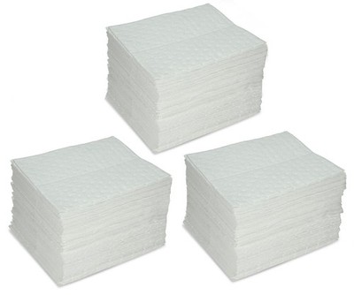 AABACO Oil Only Absorbent Pads - Heavy Weight Sheets (100ct Per Pack) 15 X 17...