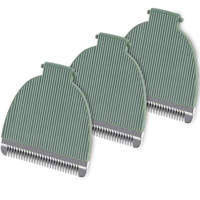 3 Pack Replacement Blades Compatible with Meridian Trimmer, Hygienic Ceramic ...