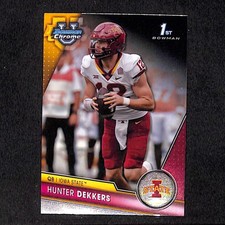 Hunter Dekkers 2023 Bowman University Chrome #67 Iowa State Cyclones