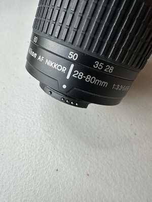 Nikon AF Nikkor 28-80mm f/3.3-5.6G Zoom Lens for Nikon F Mount SLR