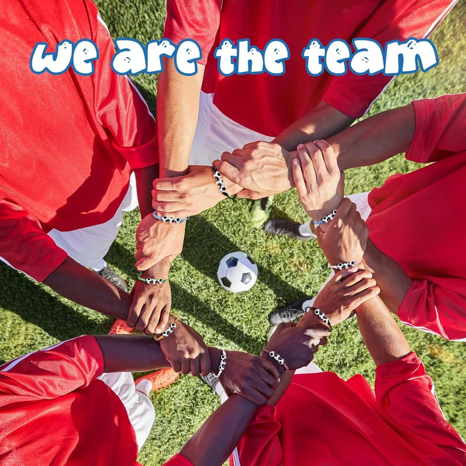 Fußball Armband Kinder verstellbar Freundschaftsarmband Party Geburtstag Jungen  - Bild 4 von 4