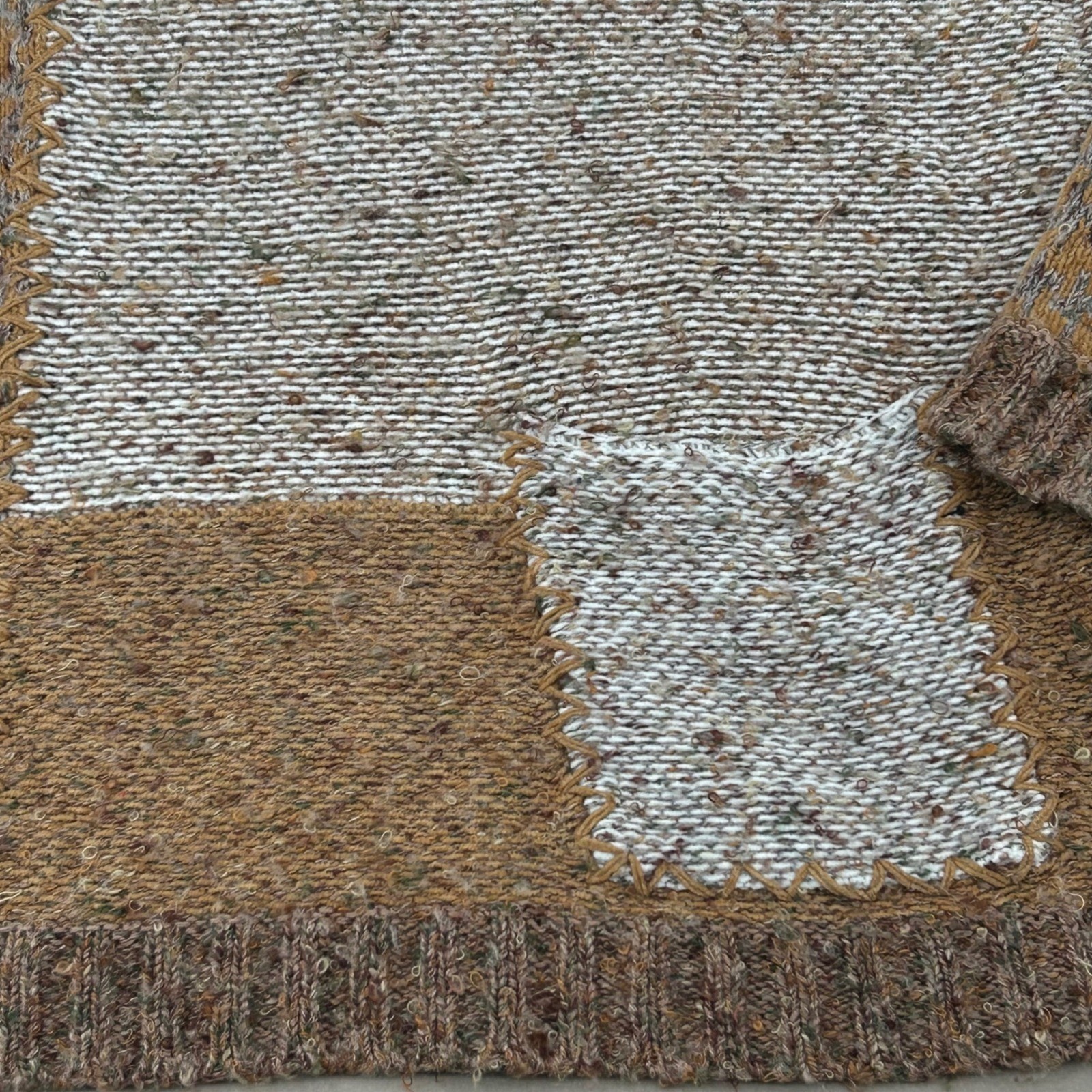 Coldwater Creek Patchwork Turtleneck Sweater Wms … - image 4