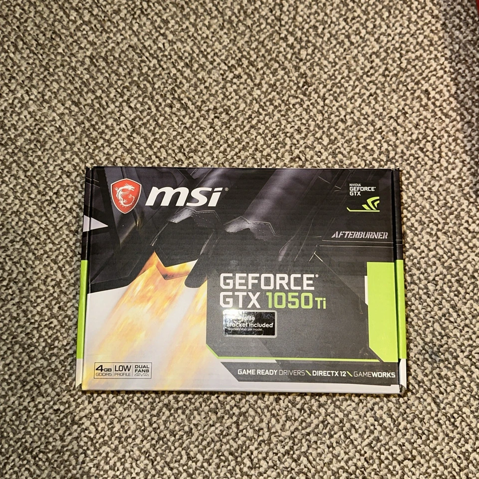MSI GeForce GTX 1050 Ti 4GT LP – 4GB GDDR5 Low Profile Graphics Card – Ex. Cond. - Image 2 of 2